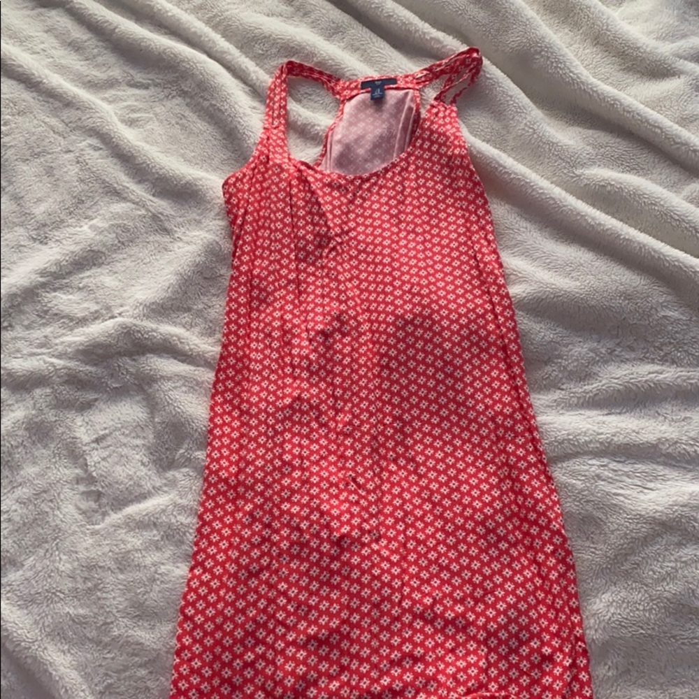 long patterned dress